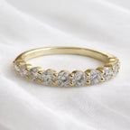 Signature Lacey 2.5mm 0.66ctw Lab Diamond Half Eternity Ring image 6