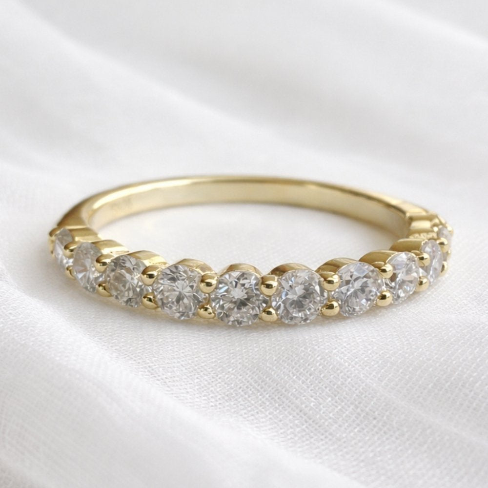 Signature Lacey 2.5mm 0.66ctw Lab Diamond Half Eternity Ring image 6