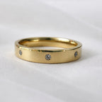 Signature Lyla 3mm Hammer Set Flat Ring image 2