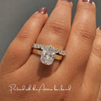Signature Amina Open Bar Moissanite Mosaic Half Eternity Band image 5