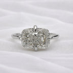 Signature Kristy 2ct East West Elongated Cushion Cut Ring image 7
