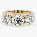 Allie 3CTW Round Cut Trilogy Band - M&F Series image 0