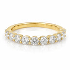 Signature Lacey 2.5mm 0.66ctw Lab Diamond Half Eternity Ring image 0