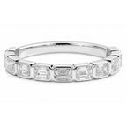 Signature Elodie Emerald Cut East West Bezel Band image 3