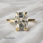 Signature Caroline 2ct Elongated Cushion Cut Solitaire Ring image 5