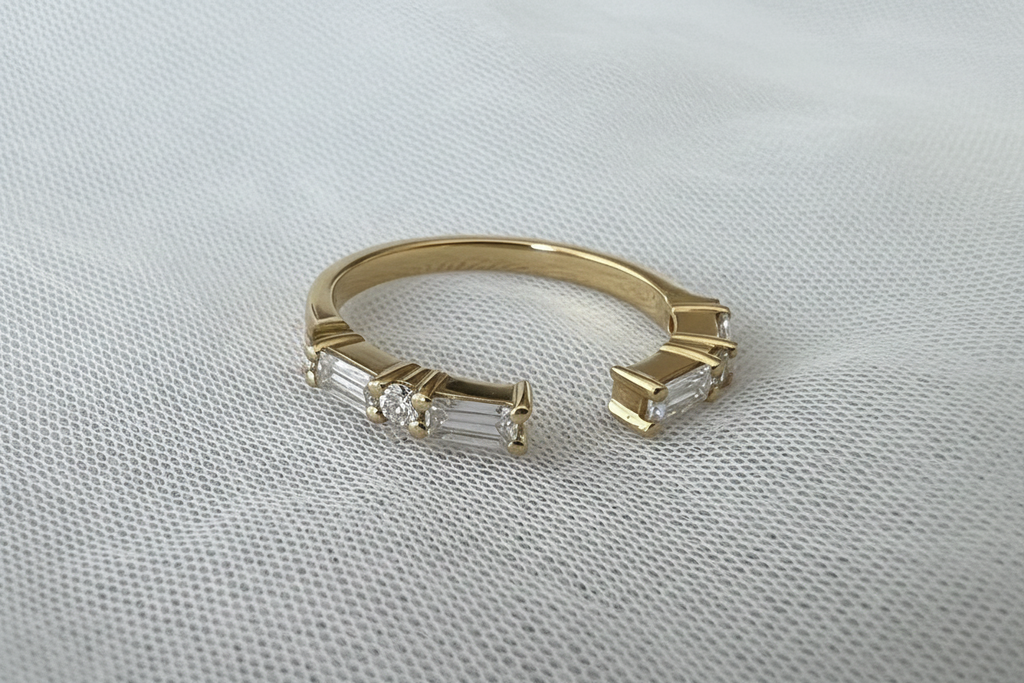 Signature Natalie East West Baguette and Round Cut Band image 9