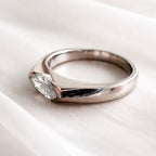 Nathan 1ct Marquise Cut Unisex Ring - M and F Series image 7