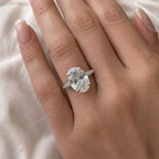Signature Juliette 3.5ct Oval Cut Channel Set Pave Ring image 1