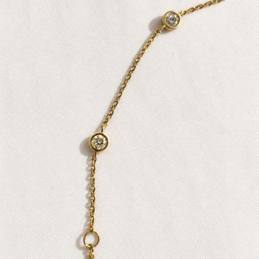 Maeve 0.5CTW Lab Diamond Dainty Bracelet image 4