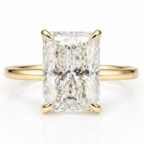 Signature Rory Radiant Cut 4ct Solitaire Ring image 0