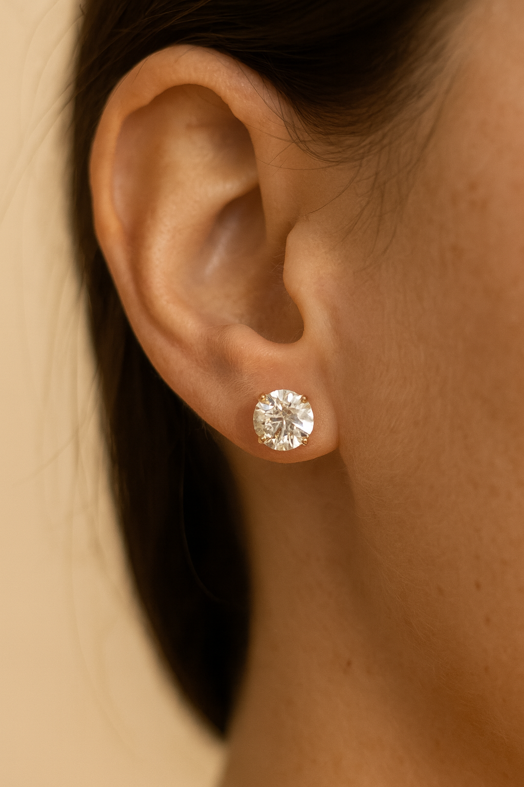 Sashi Moissanite Martini Set Stud Earrings image 1