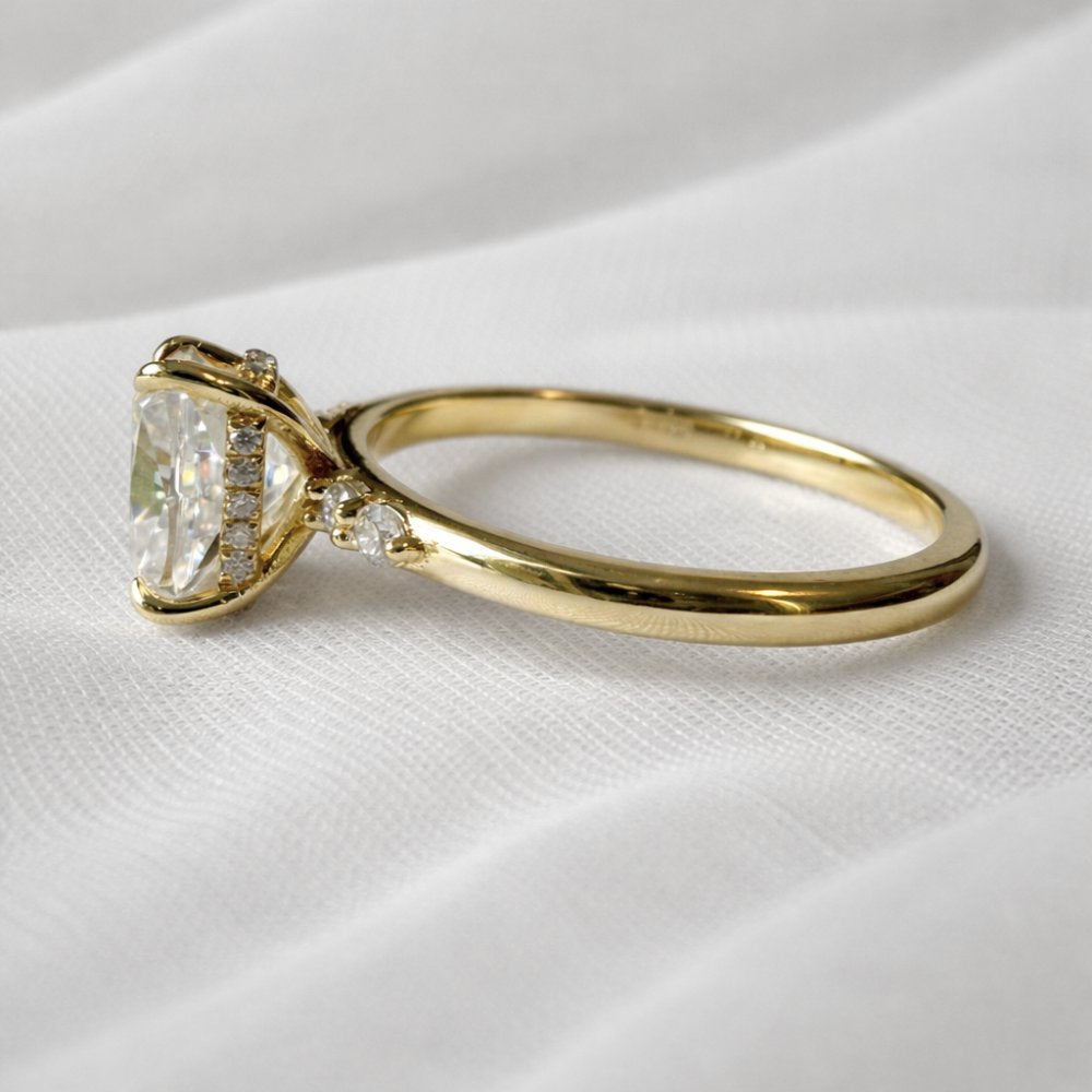 Signature Sienna 3ct Elongated Cushion Cut Ring image 3