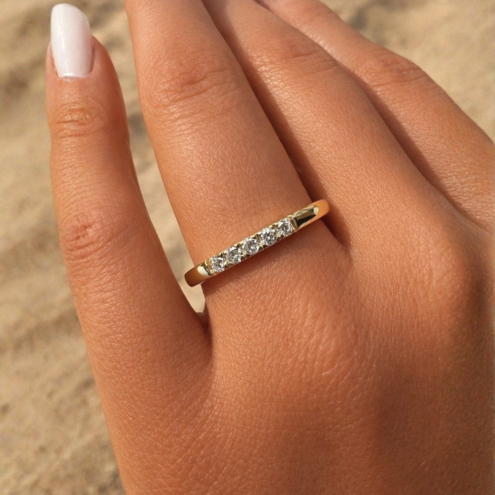Signature Everline 0.15CTW Lab Grown Diamond Band image 1