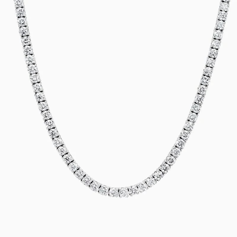 Gemma 3mm Moissanite Tennis Travel Necklace image 8