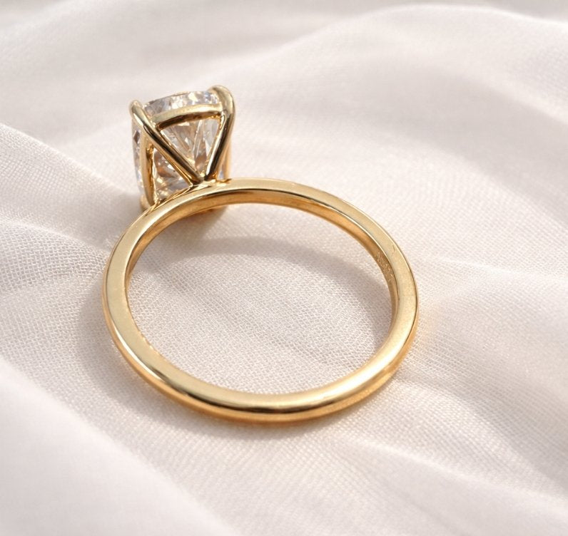 Signature Caroline 2ct Elongated Cushion Cut Solitaire Ring image 7