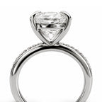 Signature Juliette 3.5ct Oval Cut Channel Set Pave Ring image 3