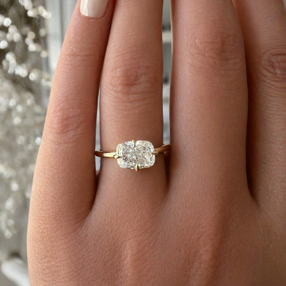 Signature Kristy 2ct East West Elongated Cushion Cut Ring image 1