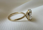 Signature Ophelia Oval Cut 4ct Solitaire Ring image 7