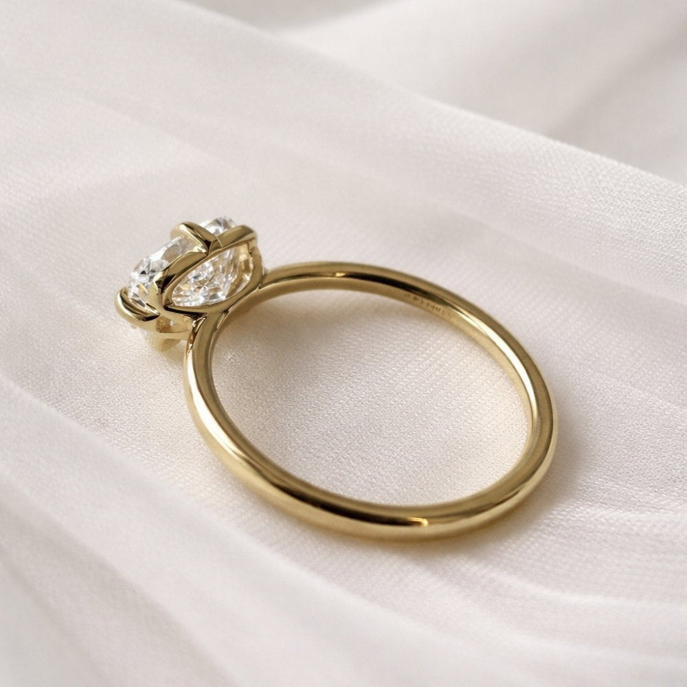 Signature Kristy 2ct East West Elongated Cushion Cut Ring image 4