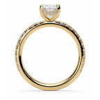 Signature Tina Radiant Cut 2-2.5ct Moissanite Ring image 3