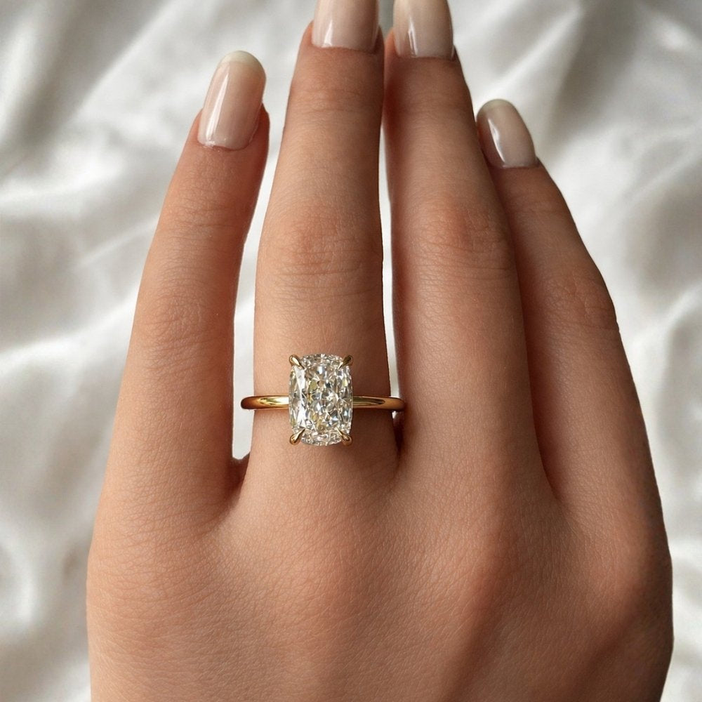 Signature Caroline 2ct Elongated Cushion Cut Solitaire Ring image 2