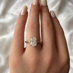 Signature Caroline 2ct Elongated Cushion Cut Solitaire Ring image 2