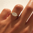 Signature Clara 2ct East West Oval Cut Ring image 1
