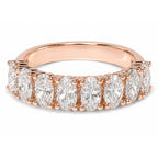 Signature Orianna Oval Half Eternity Band image 8