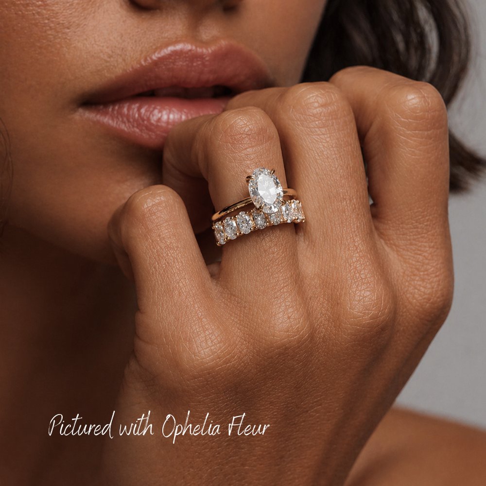 Signature Orianna Oval Half Eternity Band image 5