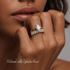 Signature Orianna Oval Half Eternity Band image 5