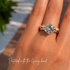 Renee 2ct Round Tulip Setting Ring - M & F Series image 7