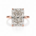 Raina 5ct Radiant Cut Tulip Setting Engagement Ring - M&F Series image 7