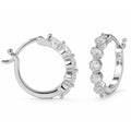 Elkie 1.0cttw Moissanite Huggie Earrings