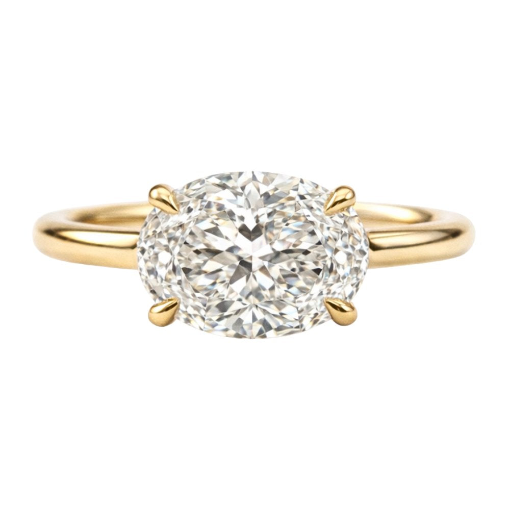 Clara 2ct Oval East West Ring