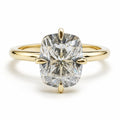 Lizzi 3ct Elongated Cushion Solitaire Ring
