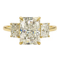Emilia 6.6CTW Radiant Trilogy Ring