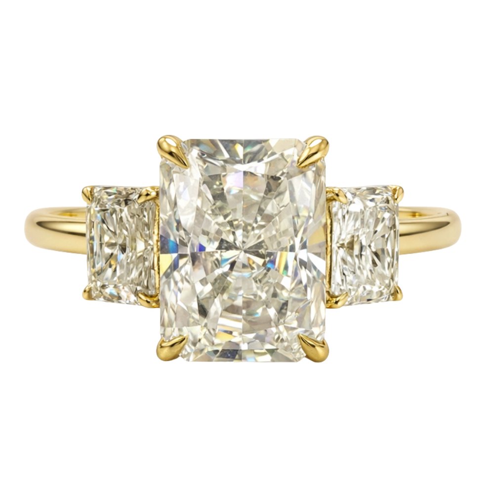 Emilia 6.6CTW Radiant Trilogy Ring