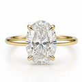 Signature Ophelia Oval Cut 4ct Solitaire Ring image 0