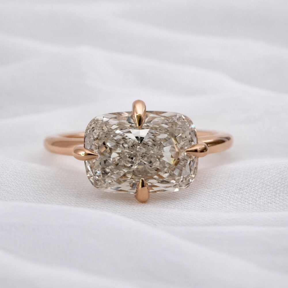 Signature Kristy 2ct East West Elongated Cushion Cut Ring image 6