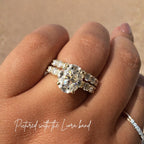Signature Sophie 4.4CTW Oval Cut Hidden Halo Engagement Ring image 5