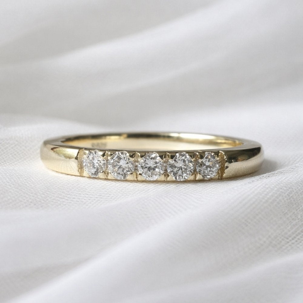 Signature Everline 0.15CTW Lab Grown Diamond Band image 2