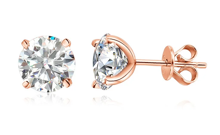 Sashi Moissanite Martini Set Stud Earrings image 8