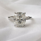 Signature Sienna 3ct Elongated Cushion Cut Ring image 8