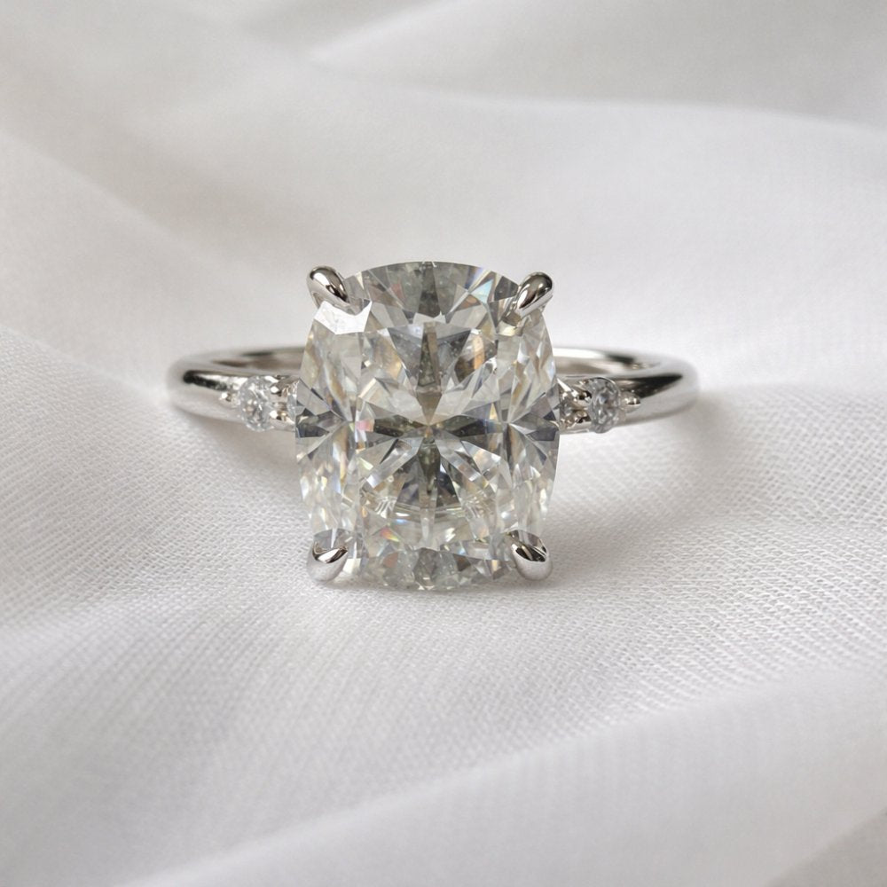 Signature Sienna 3ct Elongated Cushion Cut Ring image 8