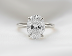 Signature Violet 1-1.5ct Oval Solitaire Ring image 7