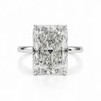 Raina 5ct Radiant Cut Tulip Setting Engagement Ring - M&F Series image 6