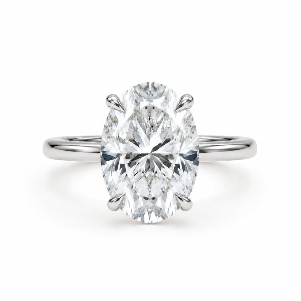 Ophelia Fleur 2-2.5ct Oval Solitaire Ring