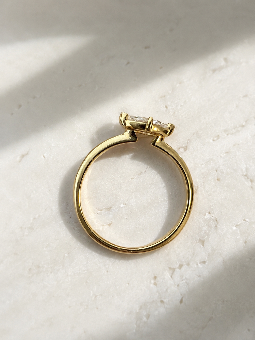 Myla 0.5ct Marquise East West Ring