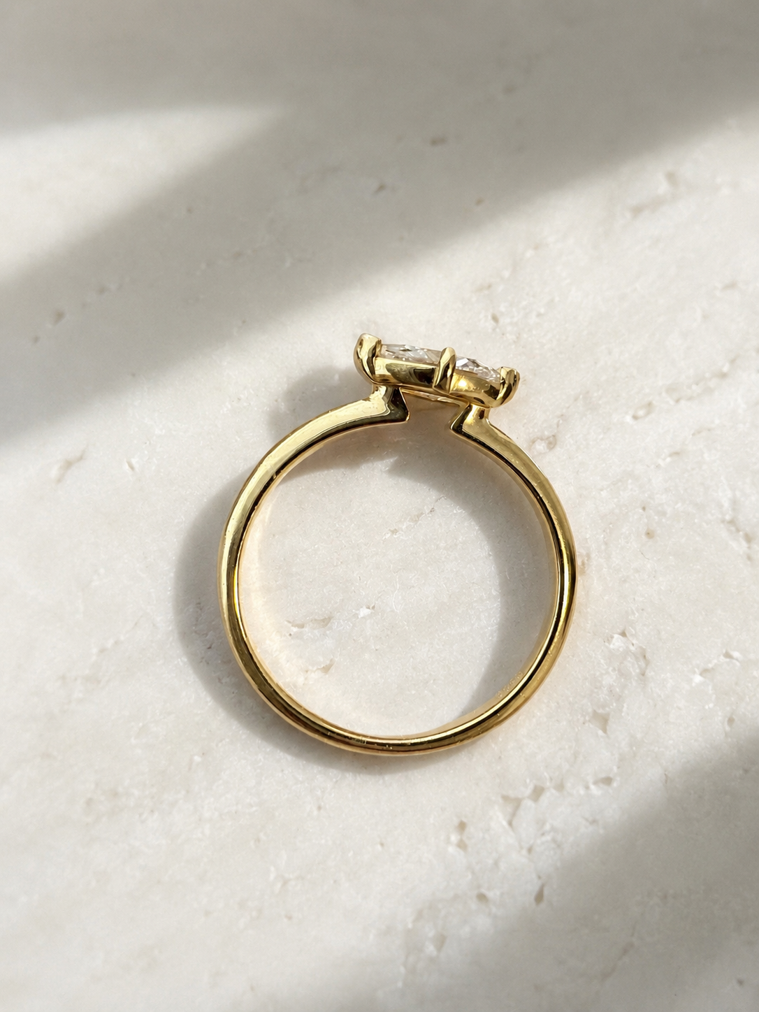 Myla 0.5ct Marquise East West Ring